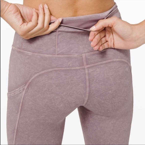 Lululemon fast and free high rise tight 25 ice dye - Picture 2 of 9